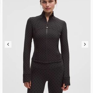 Define Cropped Jacket Nulu polka flock size 4